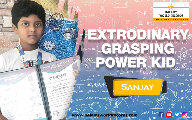 Extraordinary Grasping Power Kid