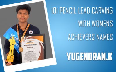 101 Pencil Lead Carving With Women’s Achievers Names