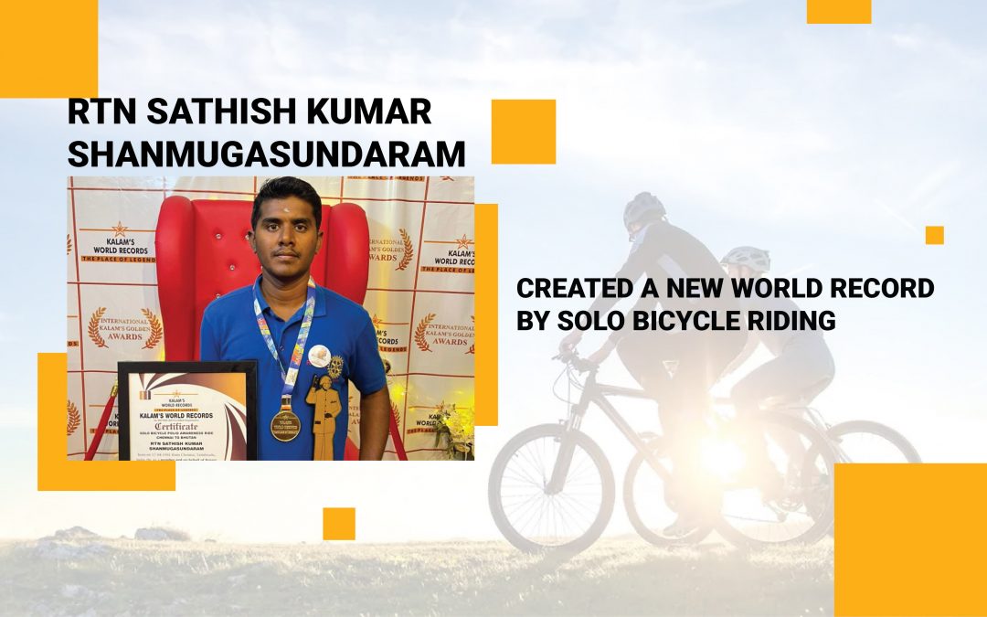 Created A New World Record By Solo Bicycle Riding