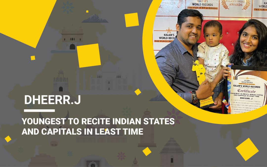 Youngest To Recite Indian States  And Capitals in the least Time