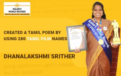 Created a Tamil Poem by Using 280 Tamil Film Names