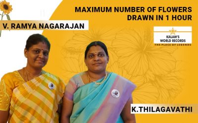 Maximum Number of Flowers Drawn in 1 Hour