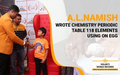 Wrote Chemistry Periodic Table 118 Elements Using on Egg