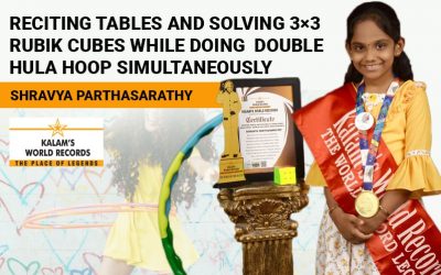 Reciting Tables and Solving 3×3 Rubik Cubes While Doing Double Hula Hoop Simultaneously