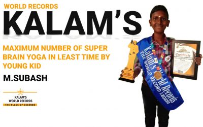 Maximum Number of Super Brain Yoga in the Least Time by Young Kid