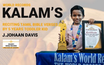 Reciting Tamil Bible Verses by 5 Years Toddler Kid