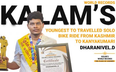 Youngest to Travelled Solo Bike Ride From Kashmir to Kanyakumari