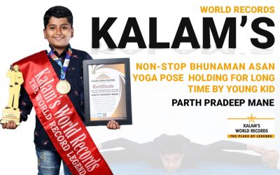 Non-stop Bhunaman Asan Yoga Pose  Holding for Long Time by Young Kid