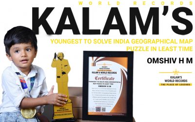 Youngest to Solve India Geographical Map Puzzle in the Least Time