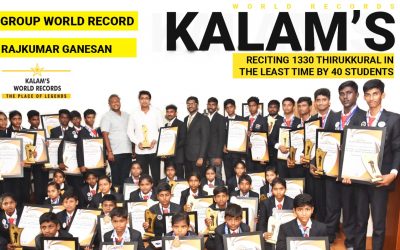 Reciting 1330 Thirukkural in the Least Time by 40 Students