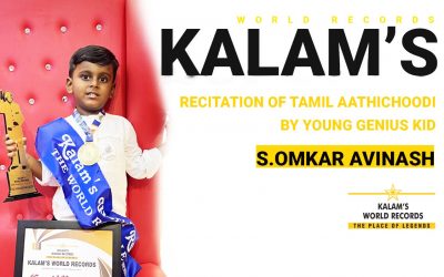 Recitation of Tamil Aathichoodi by Young Genius Kid