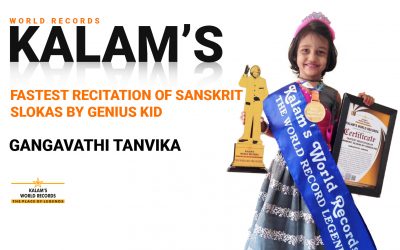 Fastest Recitation of Sanskrit Slokas by Genius Kid