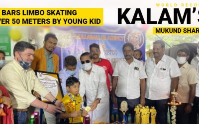 10 Bars Limbo Skating Over 100  Meters by Young Kid