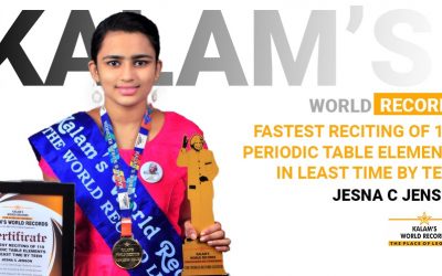 Fastest Reciting of 118 Periodic Table Elements in Least Time by Teen