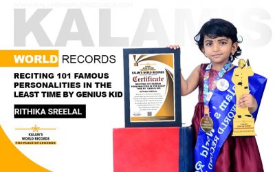 Reciting 101 Famous Personalities in the Least Time by Genius Kid