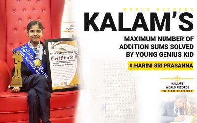 Maximum Number of Addition Sums Solved by Young Genius Kid