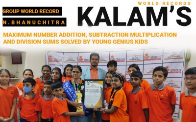 Maximum Number Addition, Subtraction, Multiplication and Division Sums Solved by Young Genius Kids