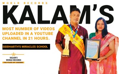 Most Number of Videos Uploaded in a Youtube Channel in 21 Hours.