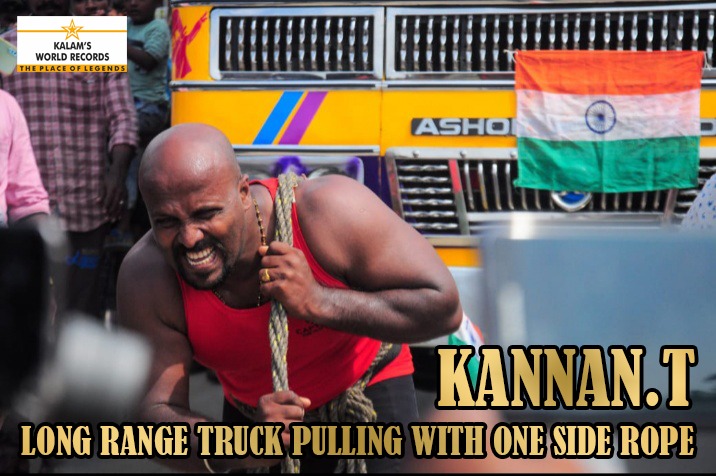 Long-range Truck Pulling With One Side Rope