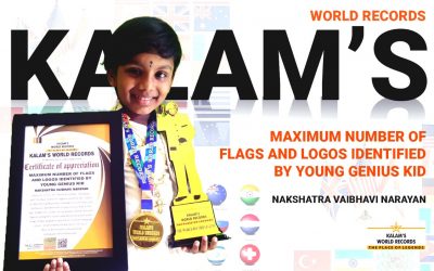 Maximum Number of Flags and Logos Identified by Young Genius Kid
