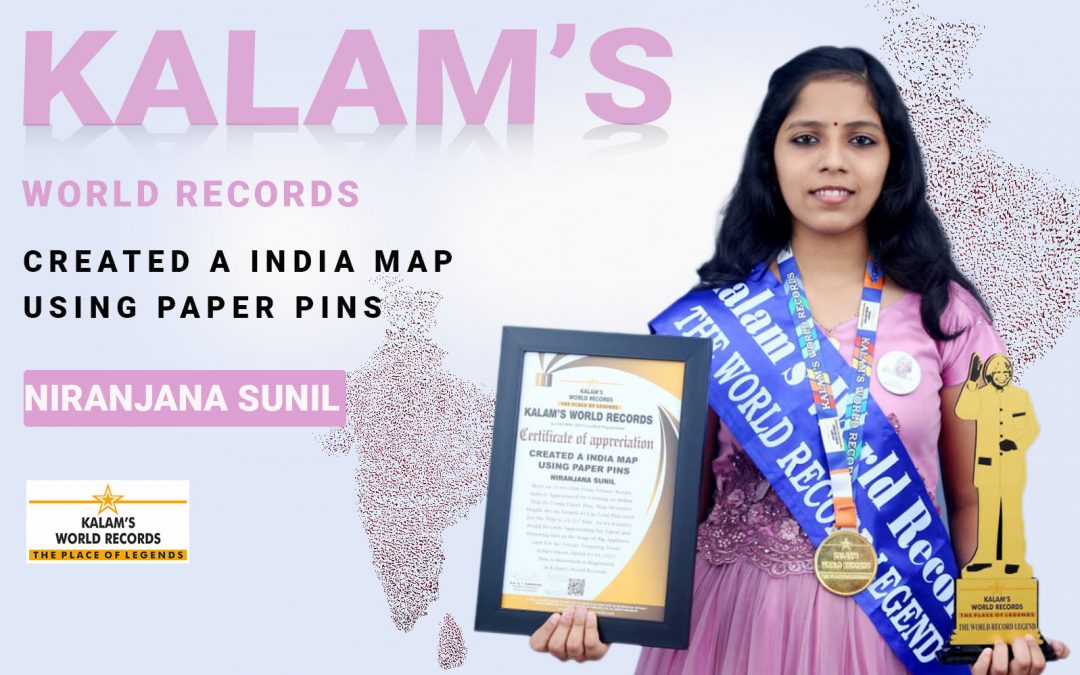 Created a India Map Using Paper Pins