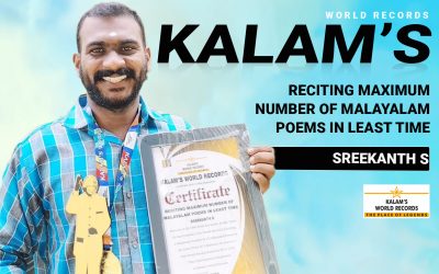 Reciting Maximum Number of Malayalam Poems in the Least Time