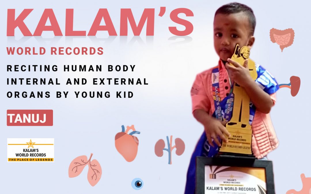 Reciting Human Body Internal and External Organs by Young Kid