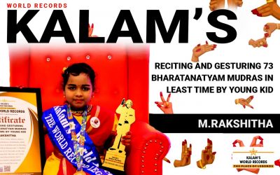 Reciting and Gesturing 73 Bharatanatyam Mudras in the Least Time by Young Kid