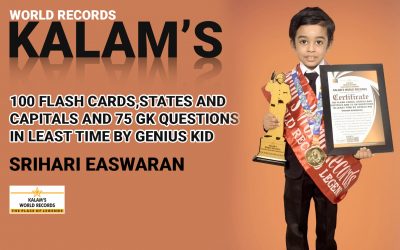 100 Flash Cards, States and Capitals and 75 Gk Questions in Least Time by Genius Kid