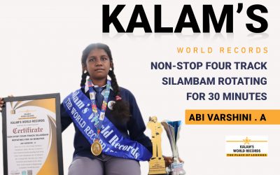 Non-stop Four-track Silambam Rotating for 30 Minutes