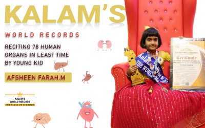Reciting 78 Human Organs in the Least Time by Young Kid