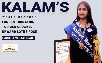 Longest Duration to Hold Crooked Upward Lotus Pose