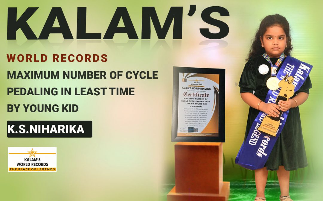 Maximum Number of Cycle Pedaling in the Least Time by Young Kid
