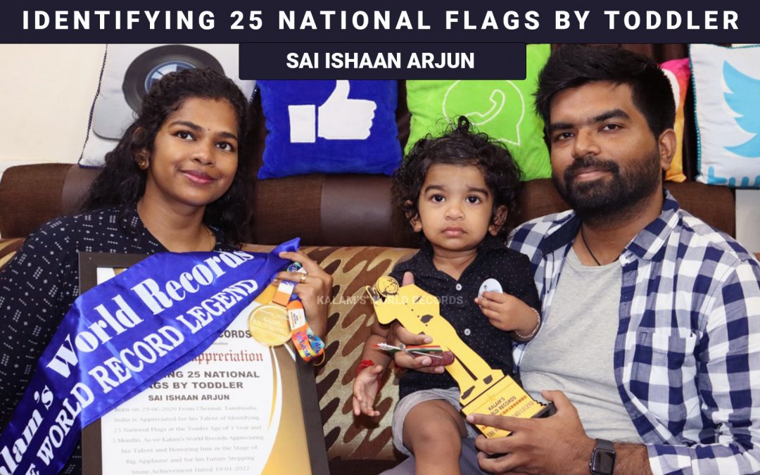 Identifying 25 National Flags by Toddler