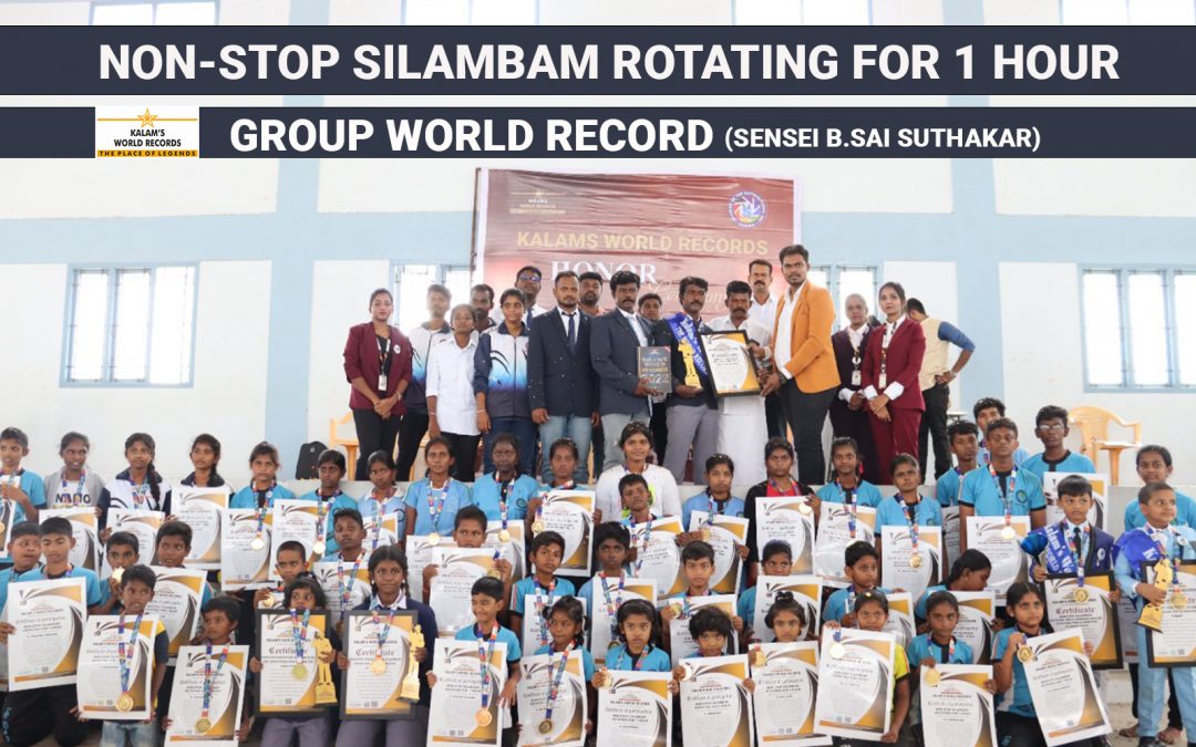 Non-stop Silambam  Rotating for 1 Hour