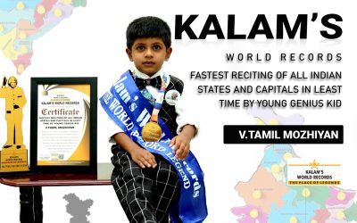 Fastest Reciting of All Indian States and Capitals in the least Time by Young Genius Kid