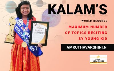 Maximum Number of Topics Reciting by Young Kid
