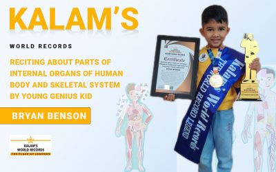 Reciting About Parts of Internal Organs of Human Body and Skeletal System by Young Genius Kid