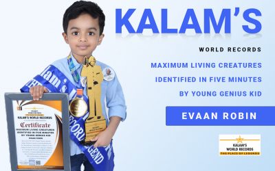 Maximum Living Creatures Identified in Five Minutes by Young Genius Kid