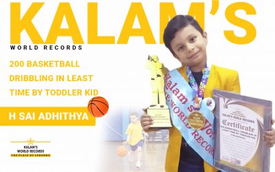 200 Basketball Dribbling in the Least Time by Toddler Kid