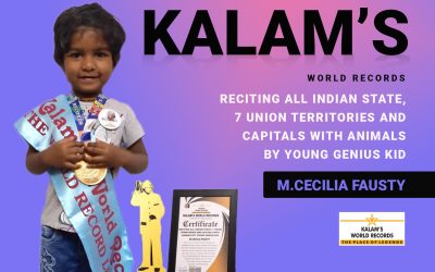 Reciting All Indian States, 7 Union Territories, and Capitals With Animals by Young Genius Kid