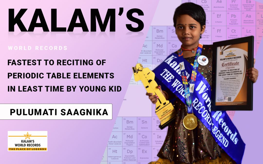 Fastest to Reciting of Periodic Table Elements in the Least Time by Young Kid
