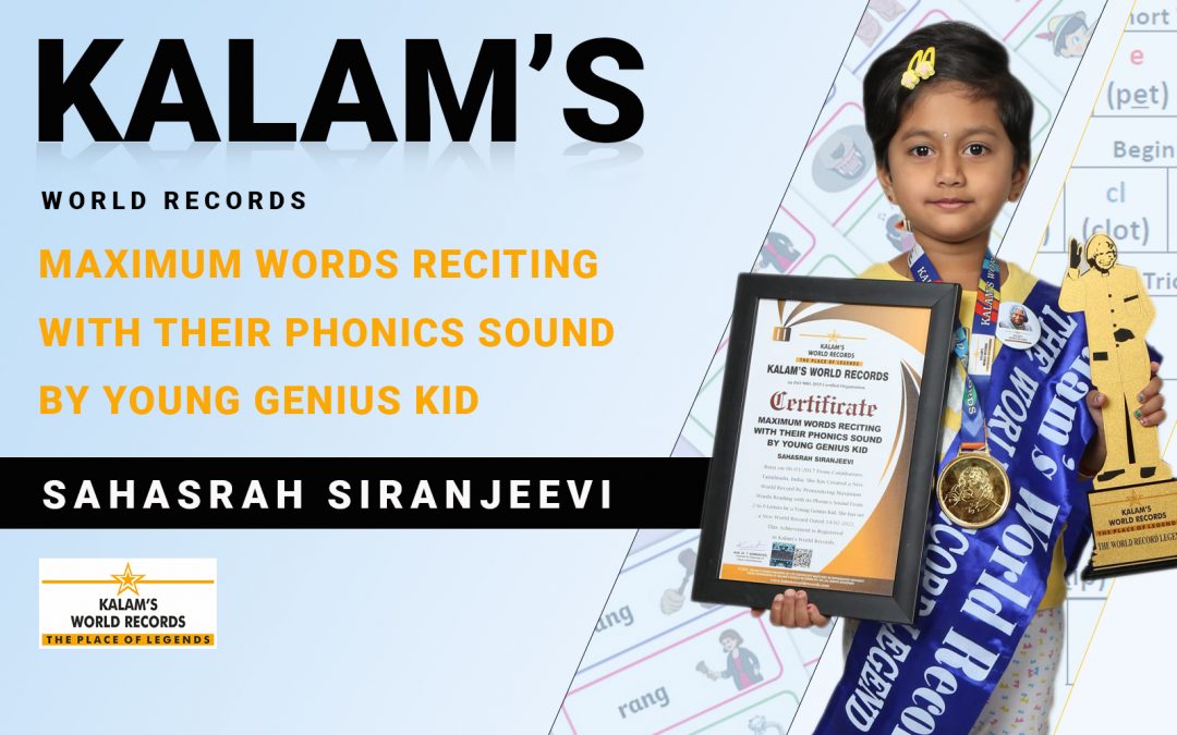 Maximum Words Reciting With Their Phonics Sound by Young Genius Kid