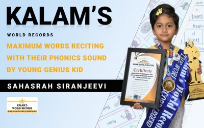 Maximum Words Reciting With Their Phonics Sound by Young Genius Kid