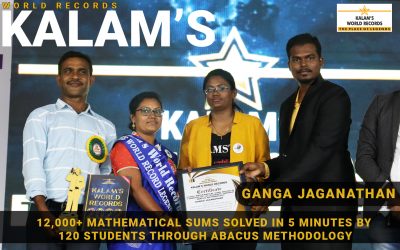 12,000+ Mathematical Sums Solved in 5 Minutes by 120 Students Through Abacus Methodology