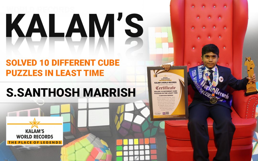 SOLVED 10 DIFFERENT CUBE PUZZLES IN LEAST TIME