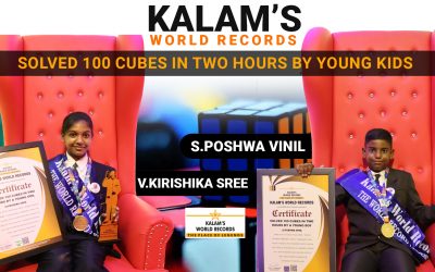 SOLVED 100 CUBES IN TWO HOURS BY YOUNG KIDS