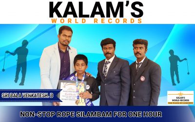 Non-stop Rope Silambam for One Hour