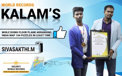 While Doing Floor Plank Arranging India Map 104 Puzzles in Least Time