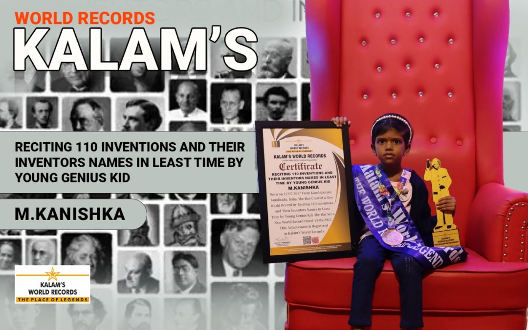 Reciting 110 Inventions and Their Inventors Names in Least Time by Young Genius Kid